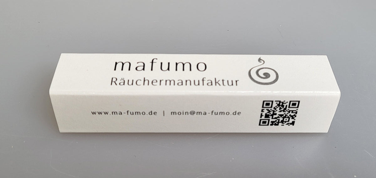 MAFUMO Zündhölzer Detailansicht – nachhaltige Streichhölzer für Räucherkohle und Kerzen