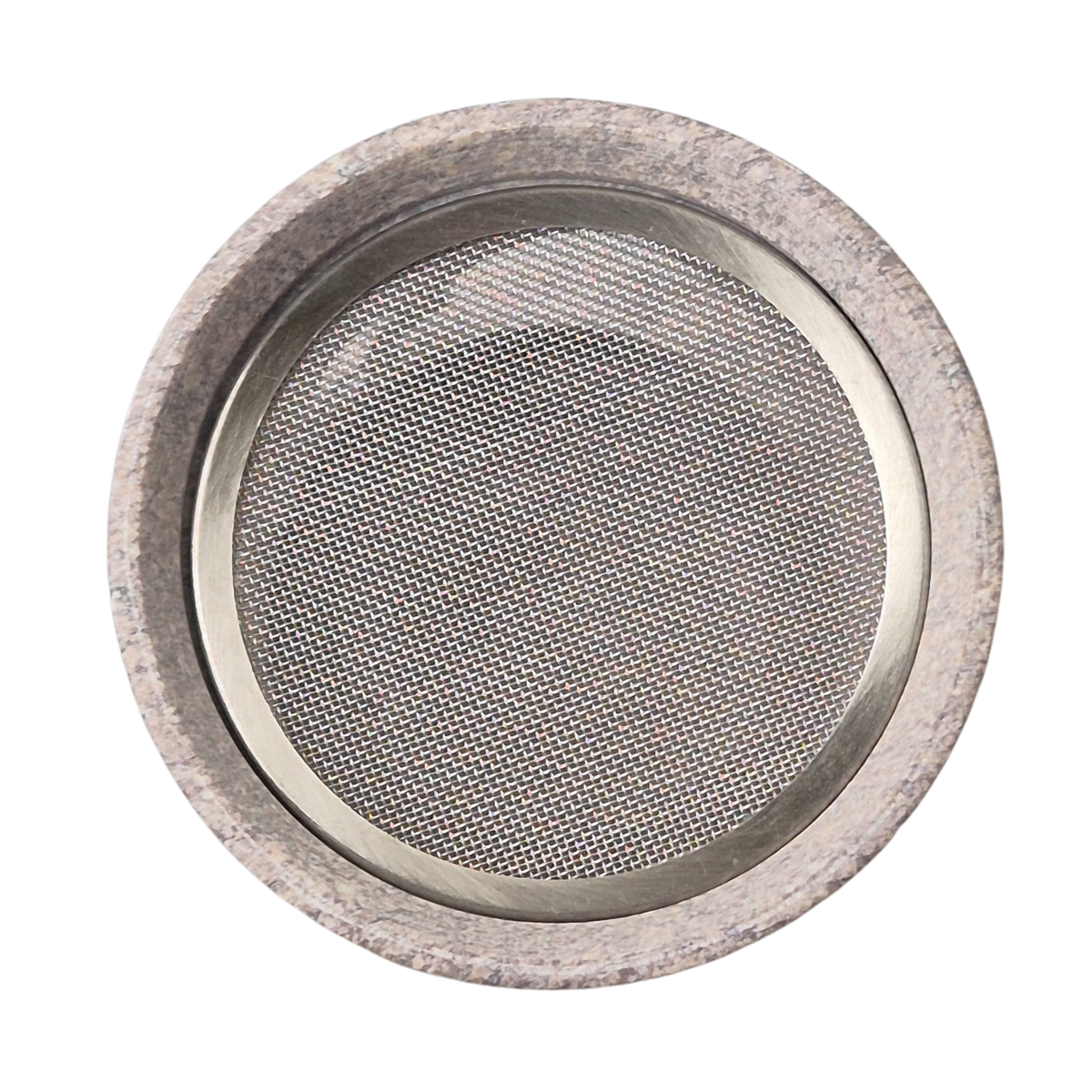 Speckstein Räuchergefäß, 6 cm Sieb, Farbe grau, Motiv Blume, im Mafumo Shop online zu bestellen