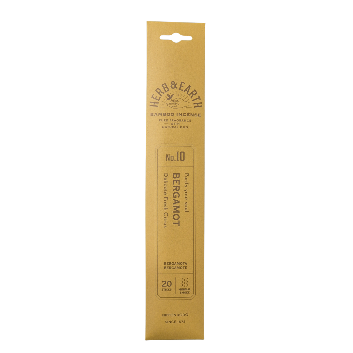 Japanische Räucherstäbchen aus Bergamot, purify your soul