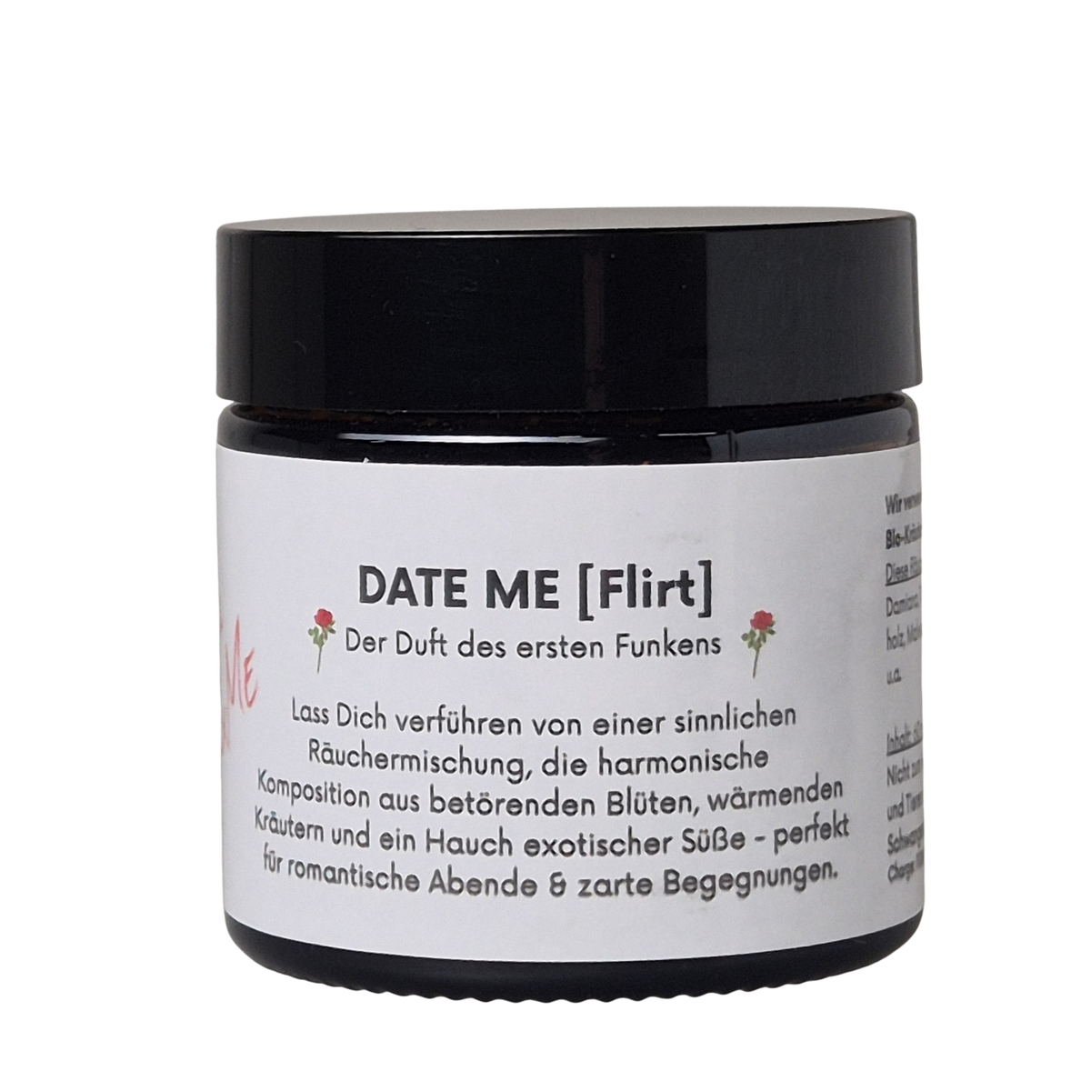 Räuchermischung DATE ME Flirt – naturreine Räuchermischung für romantische Abende – MAFUMO Räuchermanufaktur