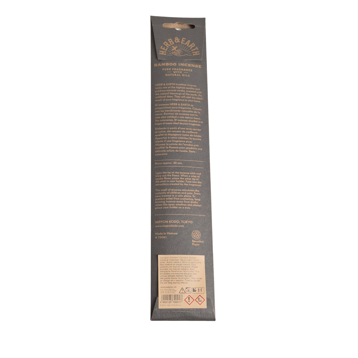 Japanische Räucherstäbchen aus Patchouli, purify your soul