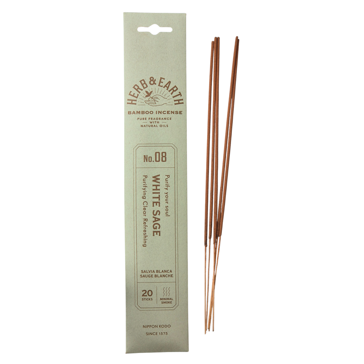 Japanische Räucherstäbchen aus Weißem Salbei, purify your soul