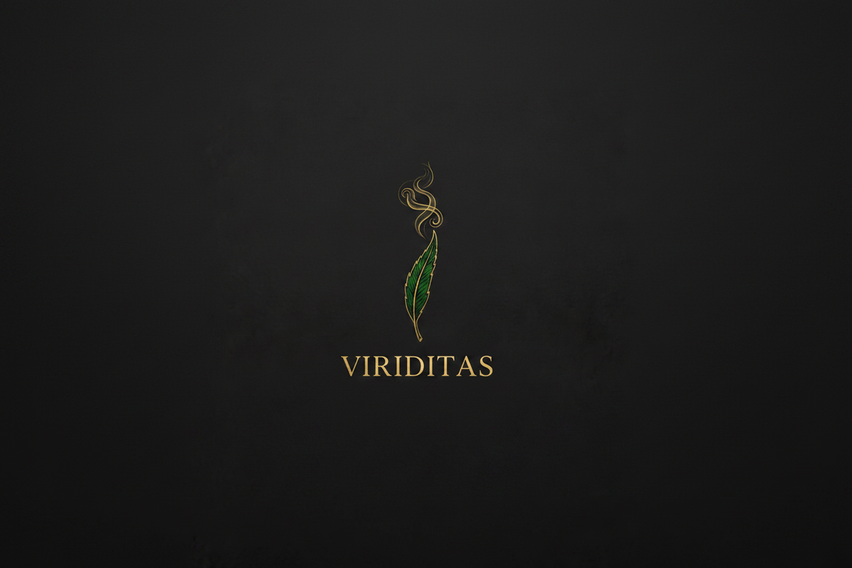 VIRIDITAS – Logo der Räuchermischungs-Linie von MAFUMO, inspiriert von Hildegards grünender Lebenskraft