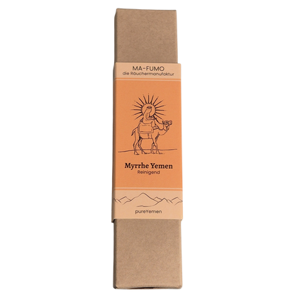 von Hand gerollte Räucherstäbchen aus dem Jemen.  Ohne Zusätze, ohne Chemie - 100% natürliche Rohstoffe. Zu bestellen im MAFUMO Shop