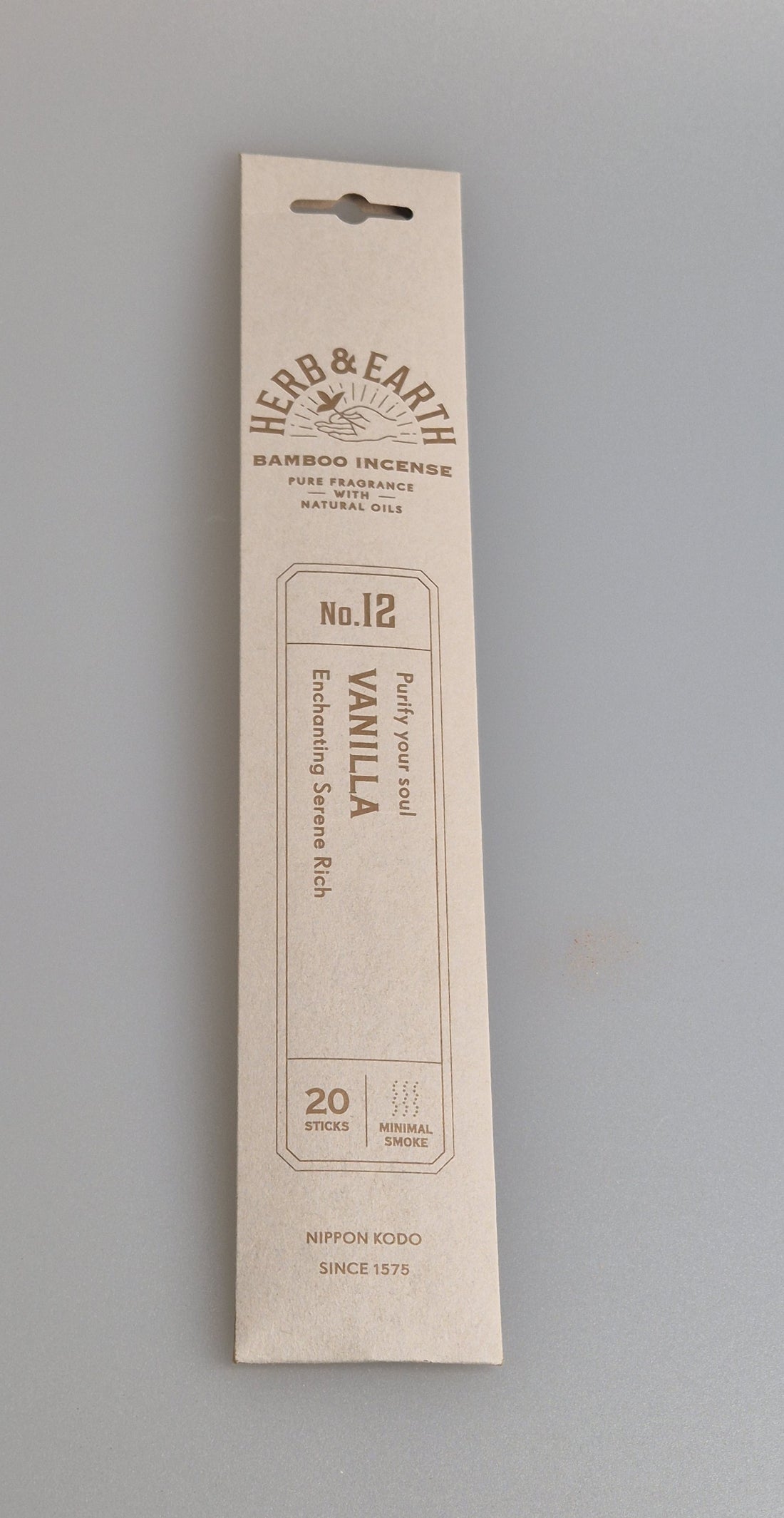 Japanische Räucherstäbchen mit Vanilla Duft, purify your soul