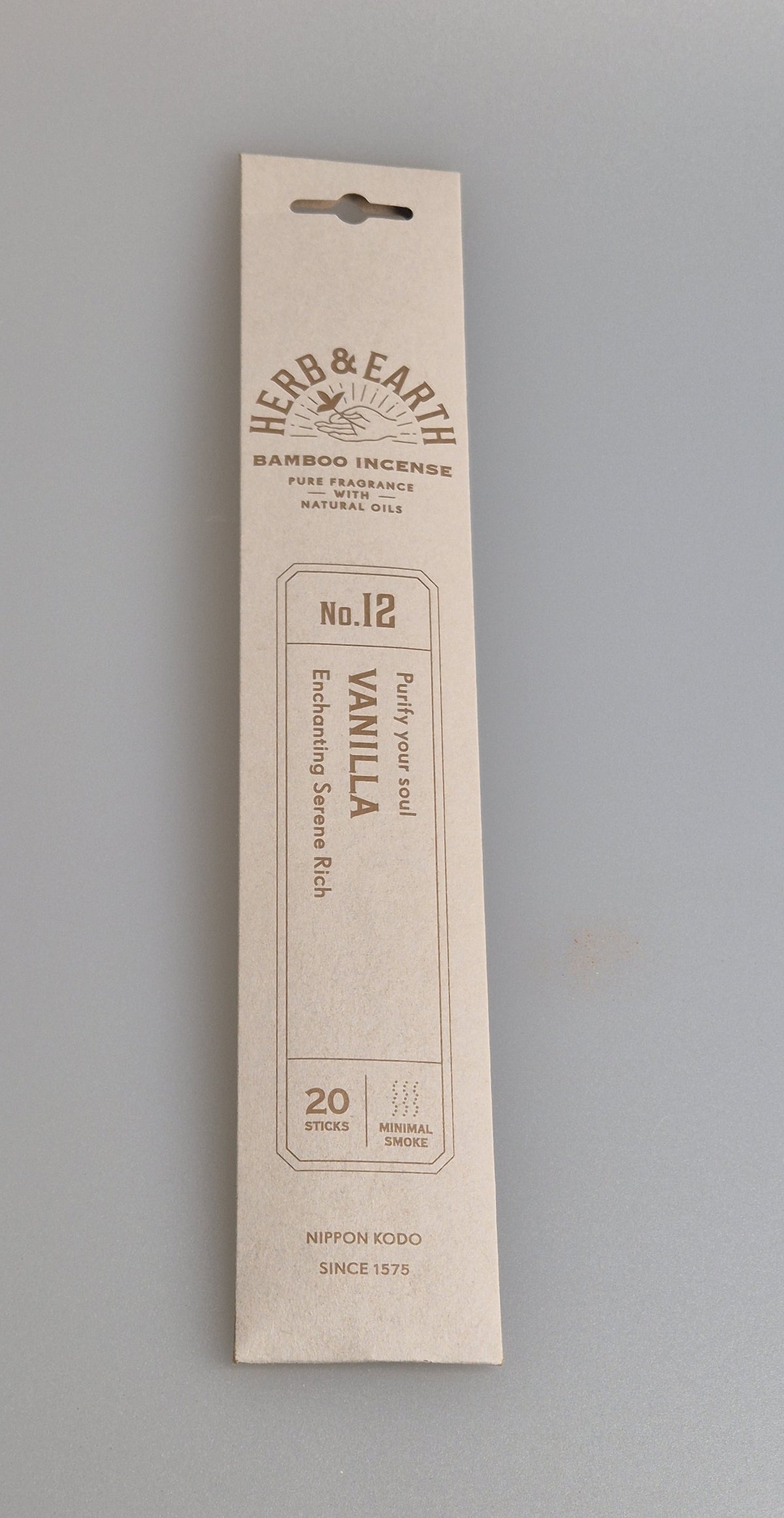Japanische Räucherstäbchen mit Vanilla Duft, purify your soul