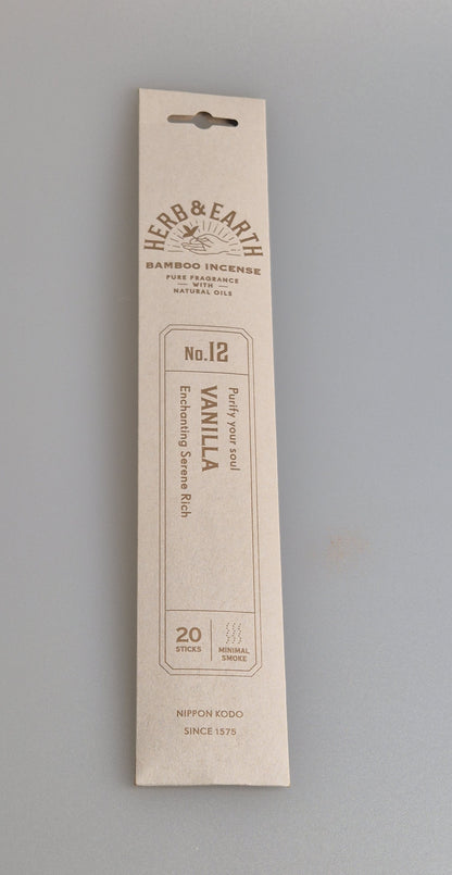 Japanische Räucherstäbchen mit Vanilla Duft, purify your soul
