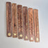 Räucherstäbchen aus Holz, verschiedene Designs für jeweils ein Stäbchen. Im Shop von Ma-Fumo zu bestellen