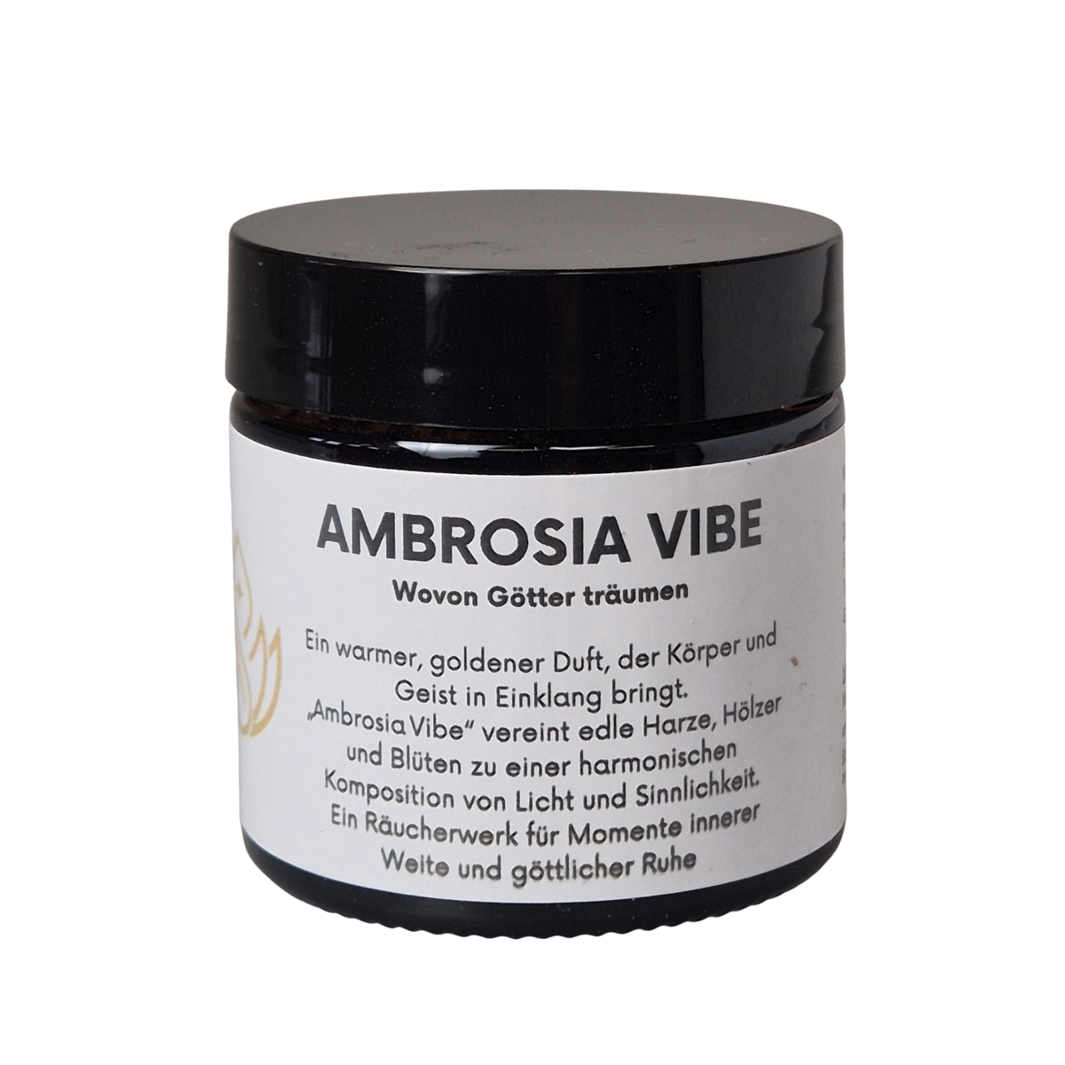 MAFUMO Räuchermischung  AMBROSIA VIBE –60ml Glastiegel mit Räuchermischung - wovon Götter träumen