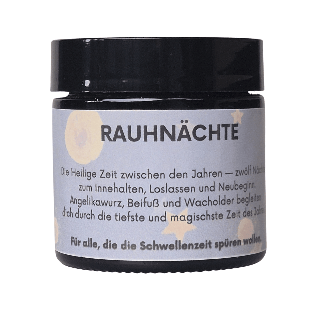 Räuchermischung Rauhnächte im Glastiegel, Inhalt 60ml