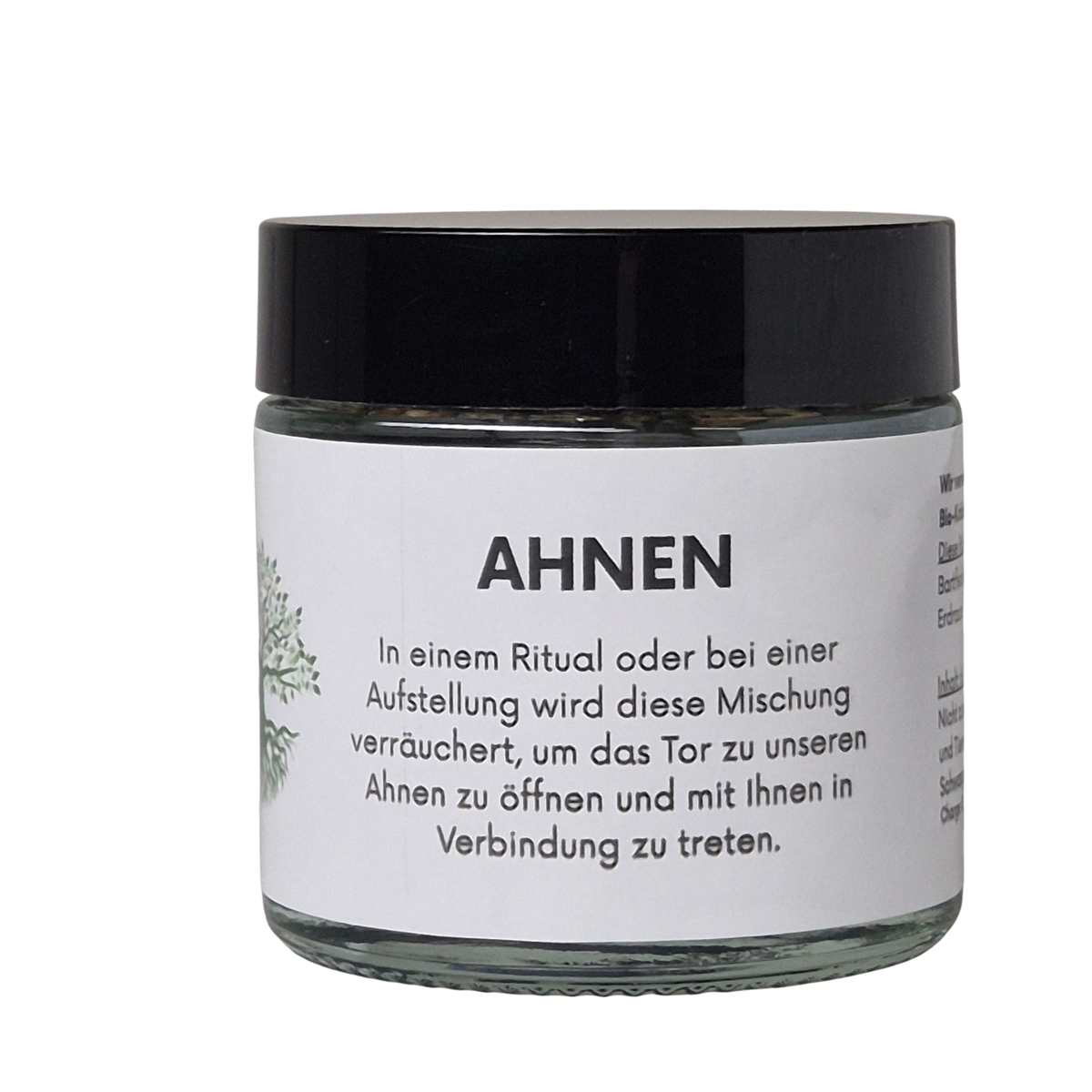 MAFUMO Räuchermischung AHNEN – 60ml Glastiegel mit Kräutermischung für Ahnenrituale im Shop MAFUMO zu bestellen.