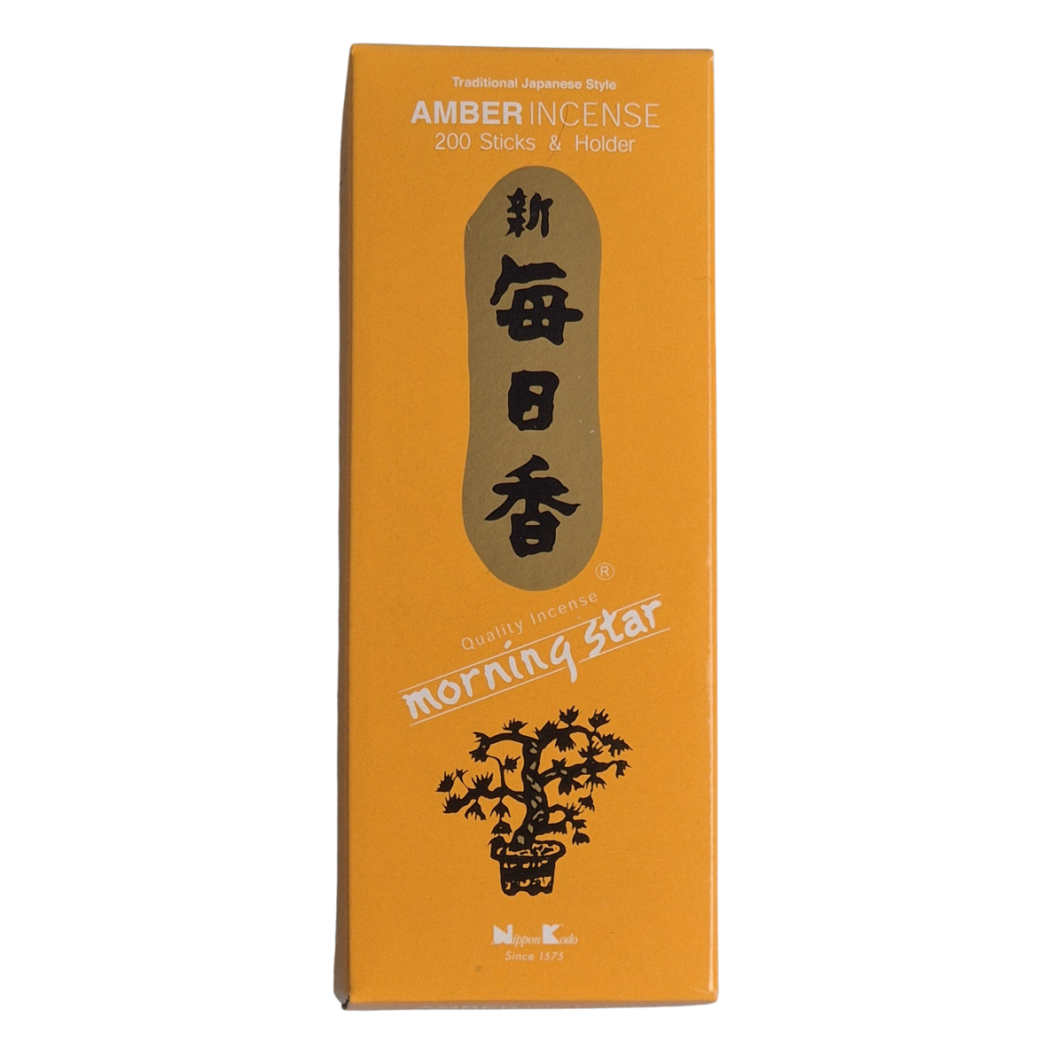 Japanische Räucherstäbchen Amber, Morning Star von Nippon Kodo