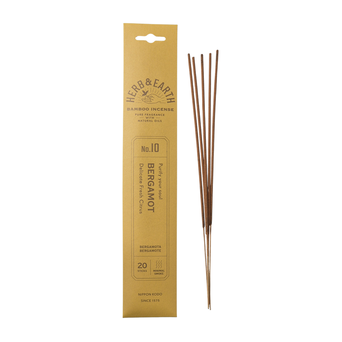 Japanische Räucherstäbchen aus Bergamot, purify your soul