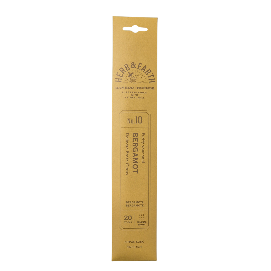 Japanische Räucherstäbchen aus Bergamot, purify your soul
