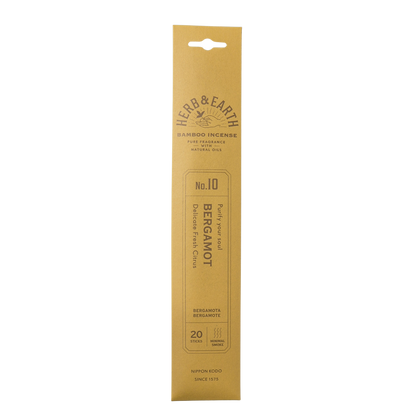 Japanische Räucherstäbchen aus Bergamot, purify your soul