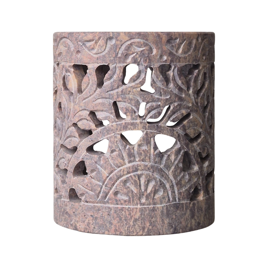 Räuchergefäß aus Speckstein mit Edelstahlsieb, Sieb d= 6cm zum Räuchern. Im MAFUMO Shop erhältlich