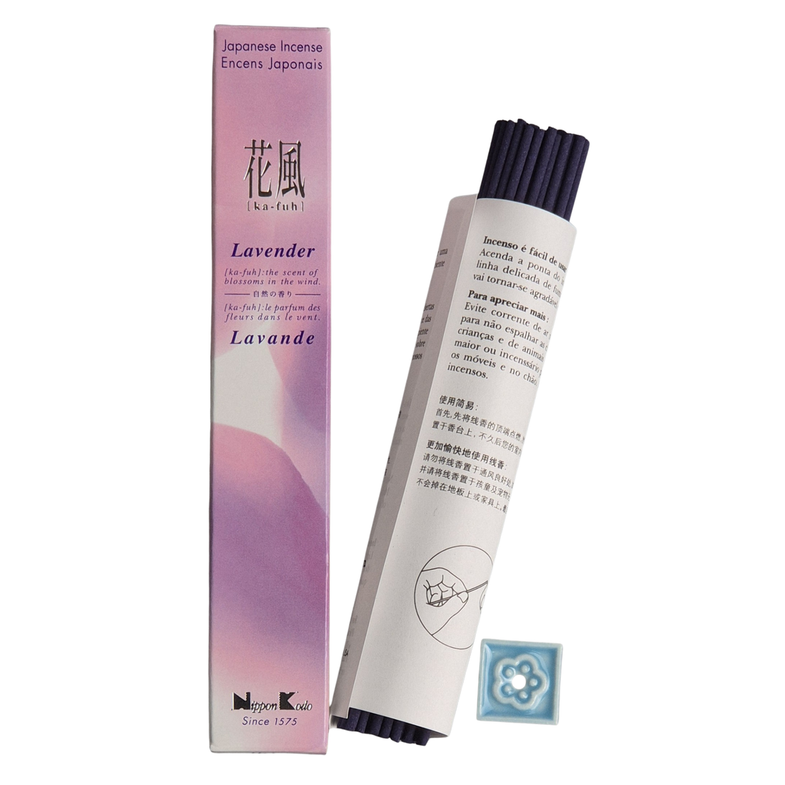 Japanische Räucherstäbchen Lavendel, Ka Fuh von Nippon Kodo