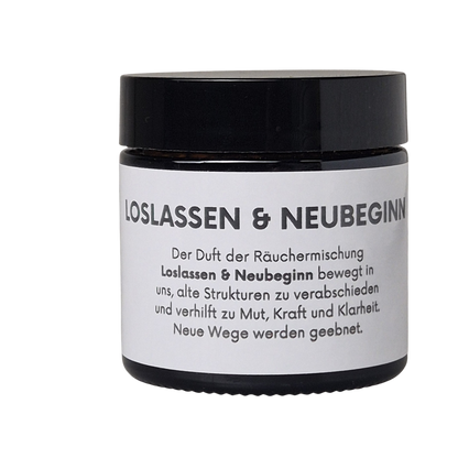Räuchermischung Loslassen &amp; Neubeginn lädt dich ein, alte Strukturen zu verabschieden und neue Wege zu gehen.