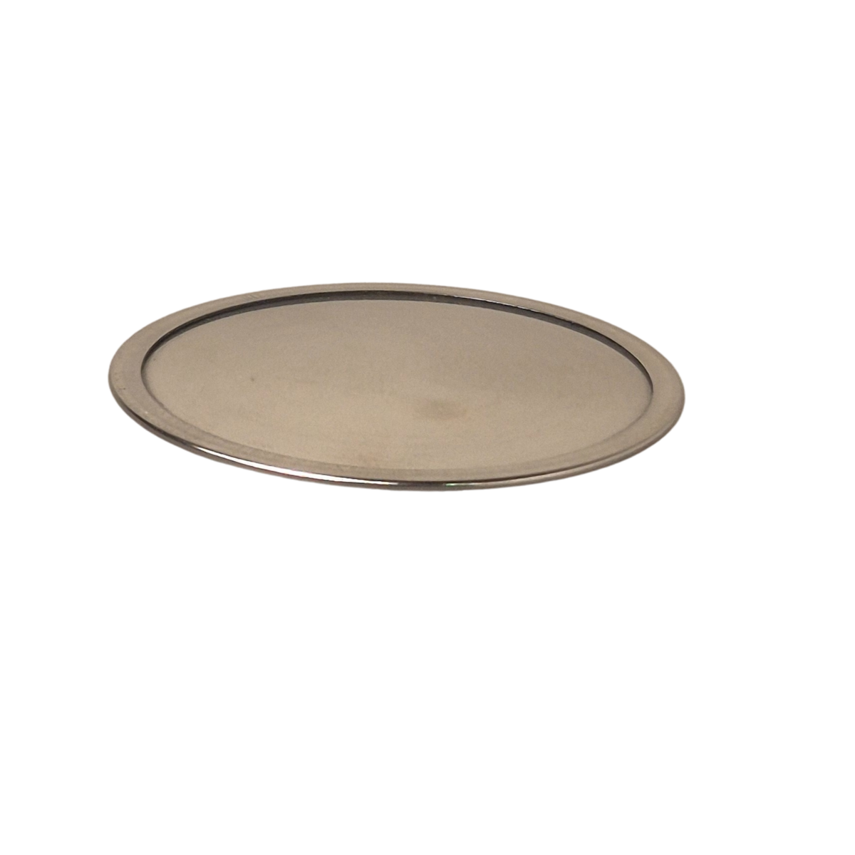 Räucherplatte aus Edelstahl, d= 9cm, ideal wer viel mit Harzen und Weichrauch räuchert. Kann gegen das Sieb getauscht werden