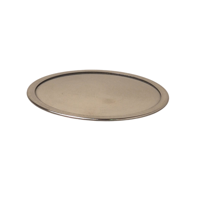 Räucherplatte aus Edelstahl, d= 9cm, ideal wer viel mit Harzen und Weichrauch räuchert. Kann gegen das Sieb getauscht werden