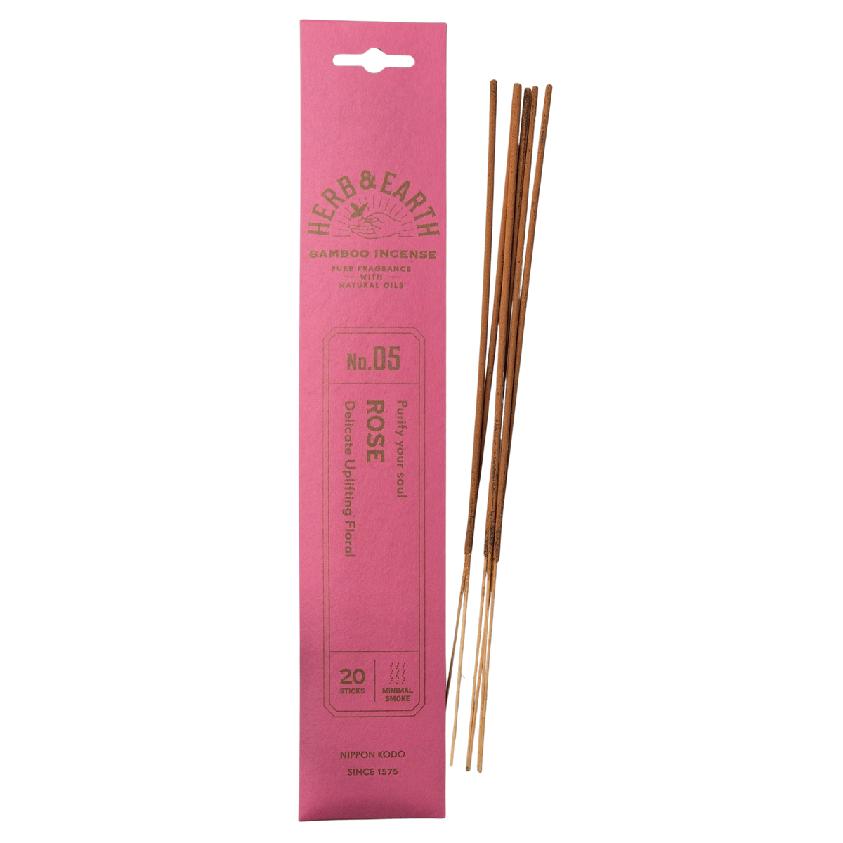 Japanische Räucherstäbchen aus Rose, purify your soul