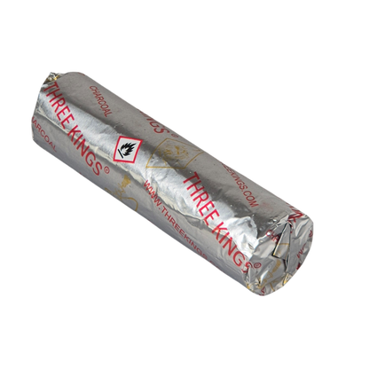 Räucherkohle, d=40 mm, die Rolle enthält 10 Kohletabletten, Brenndauer je Tablette ca. 30 Min., Selbstzünderkohle