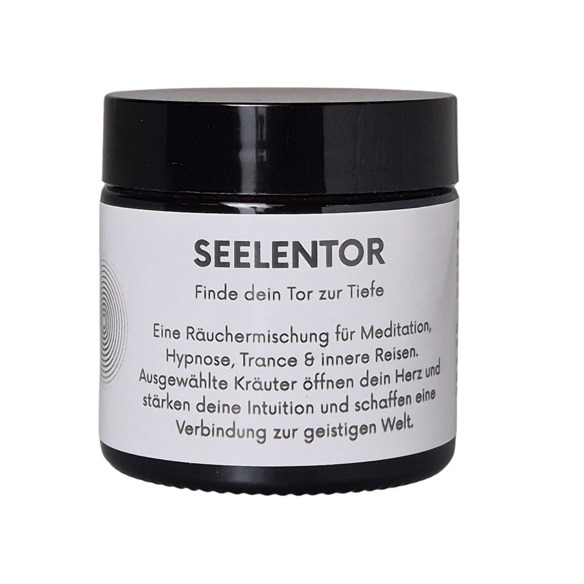 MAFUMO Räuchermischung SEELENTOR – 60ml Glastiegel mit Kräutermischung für Rituale