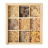 Premium Weihrauch-Box mit 9 erlesenen Weihrauchsorten aus aller Welt. Bild zeigt alle 9 Sorten im Detail