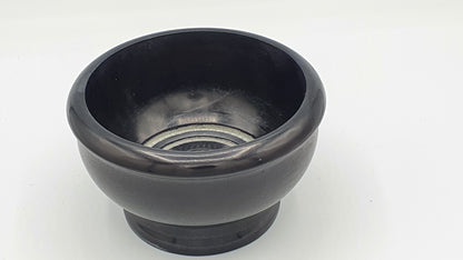 Speckstein Räucherschale in schwarz zum Räuchern auf Kohle - im Ma-Fumo Shop