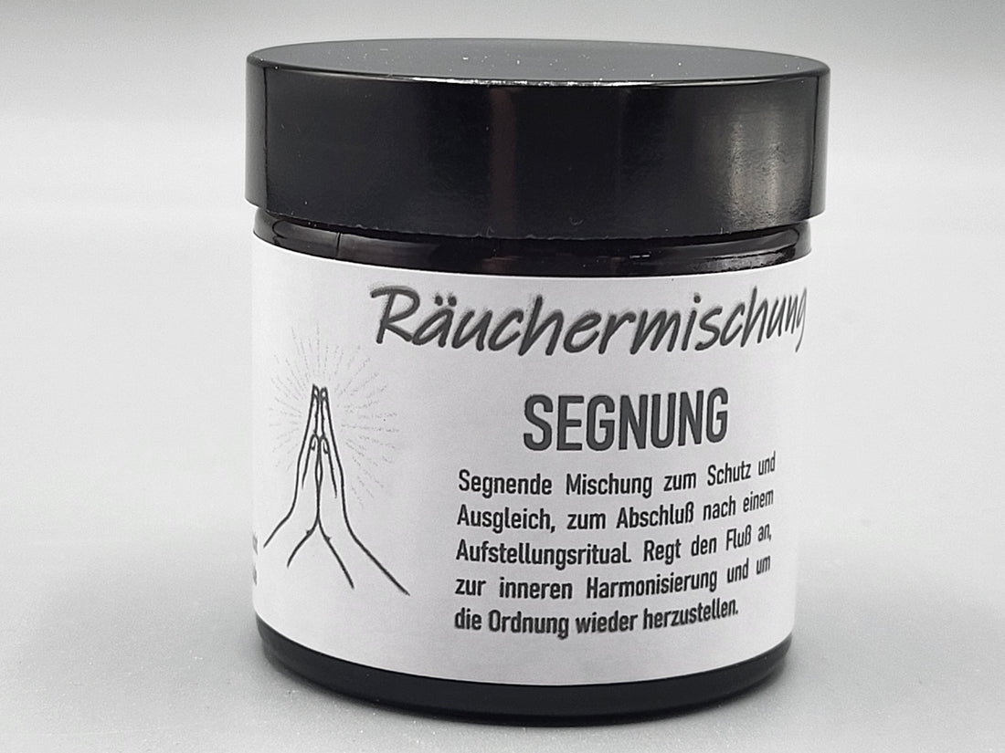 Räuchermischung SEGNUNG räuchern für Energetische Reinigung - MA-FUMO, die Räuchermanufaktur